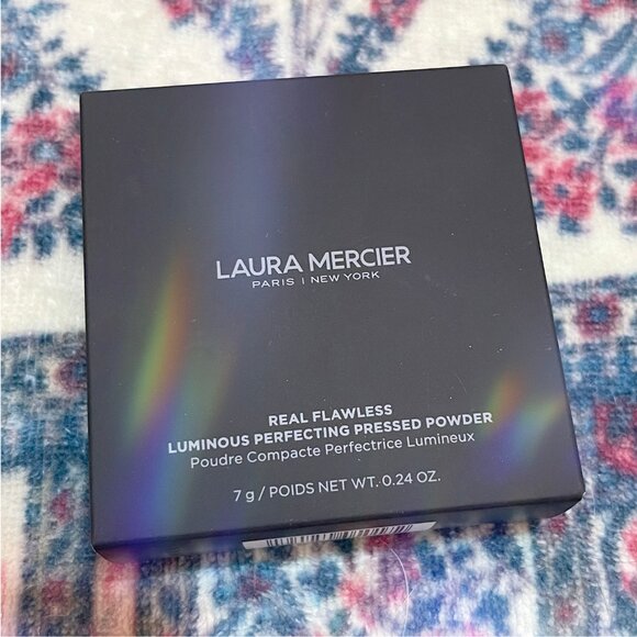 LAURA MERCIER real Flawless Pressed Powder Translucent Honey*BNIB*